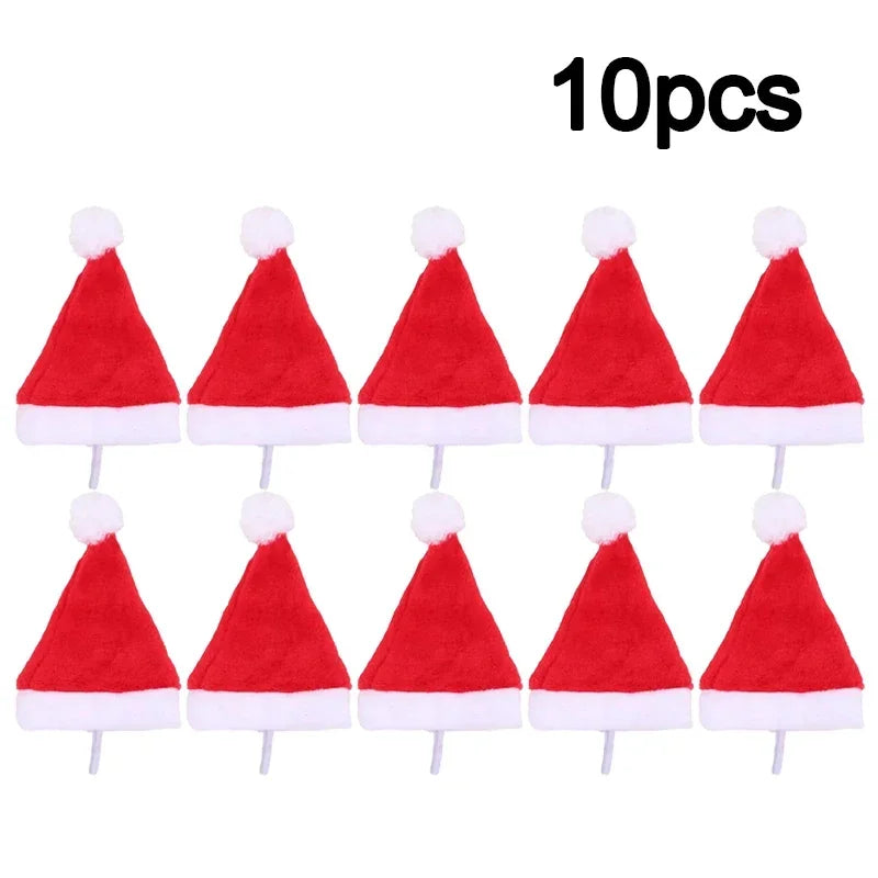 Red Plush Santa Hat for Pets - Festive Holiday Costume Accessory for Dogs and Cats, Perfect for Photoshoots and Celebrations