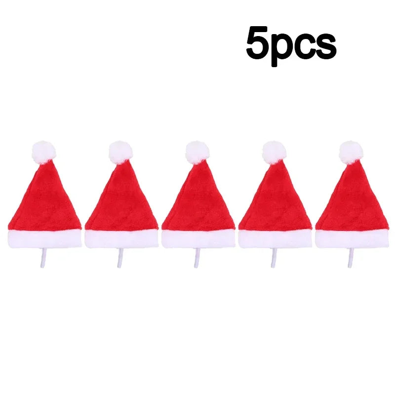 Red Plush Santa Hat for Pets - Festive Holiday Costume Accessory for Dogs and Cats, Perfect for Photoshoots and Celebrations